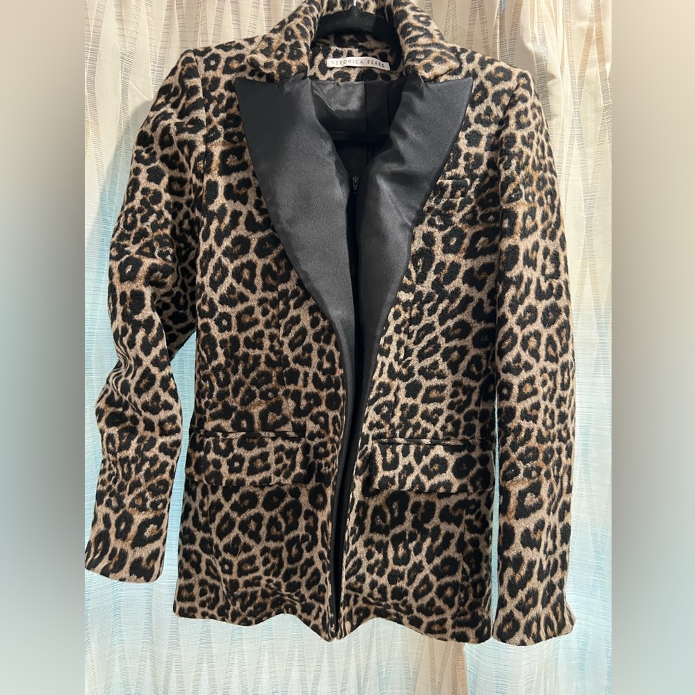 Veronica Beard Animal Print Blazer
